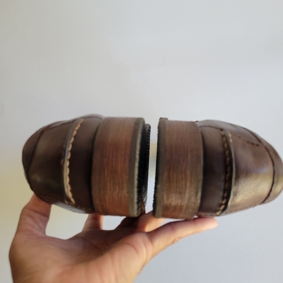 Frye men's brush leather Penny loafers size 7.5 - Picture 7 of 16